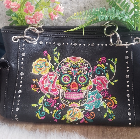 Candy Skull Purse - Picture 1 of 5